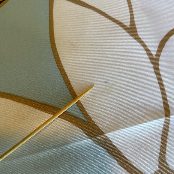 Vintage Christian Dior Silk Scarf – Floral Abstract - Picture 12 of 13